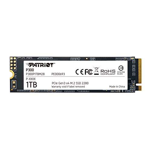 Patriot P300 M.2 PCIe Gen 3 x4 1TB SSD de bajo Consumo