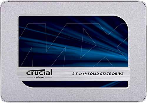 Crucial MX500 500GB CT500MX500SSD1(Z) Unidad interna de estado sólido-hasta 560 MB/s (3D NAND