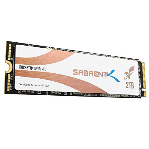 Sabrent 2TB Rocket Q4 NVMe PCIe 4.0 M.2 2280 SSD interno Unidad de estado sólido de máximo rendimiento R / W 4800/3600 MB / s (SB-RKTQ4-2TB)