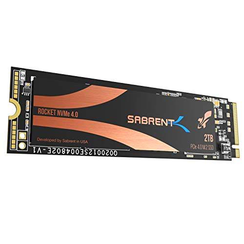 Sabrent 2TB Rocket Nvme PCIe 4.0 M.2 2280 SSD Interno Unidad de Estado sólido de Rendimiento máximo (SB-ROCKET-NVMe4-2TB)