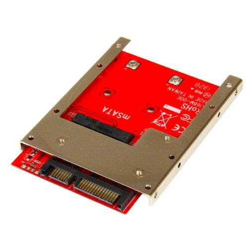 StarTech.com SAT32MSAT257 - Adaptador conversor de SSD mSATA a SATA de 2.5&quot;