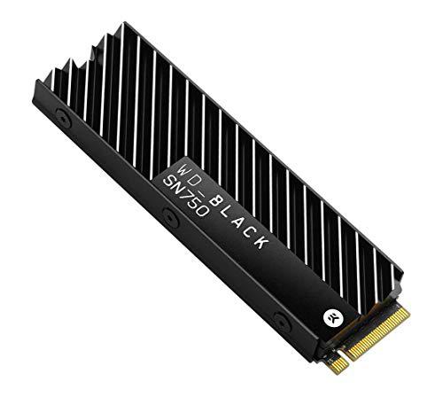 WD BLACK SSD SN850 de 500 GB SSD interna con disipador térmico para gaming