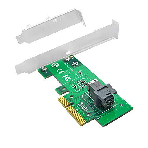 CY U.2 U2 NVME a PCIe 3.0 x4 adaptador SFF-8639 Hyper PCI Express PCI-E NVME SSD tarjeta convertidor de estado sólido para M.2 SSD para Mainboard Mini SAS HD