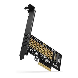 AXAGON ECO PCEM2-N PCIE NVME M.2 Adapter. Adaptador Interno PCI-Express x4 para conexión de Disco Duro SSD NVMe M.2 al Ordenador.