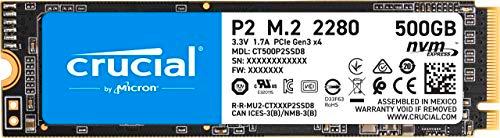 Crucial P2 CT500P2SSD8 Disco Duro sólido Interno SSD de 500GB