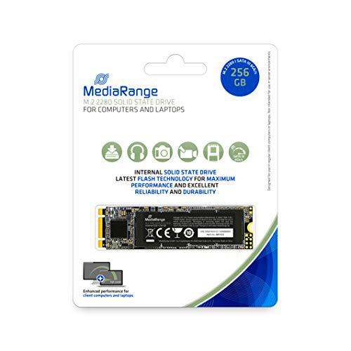 MediaRange Disco Duro Interno M.2 2280, SATA 6 GB/s