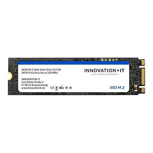 Innovation IT Black Bulk 00-512555 - Disco Duro Interno M.2 SATA SSD 2280 M.2 SATA 6 GB/s