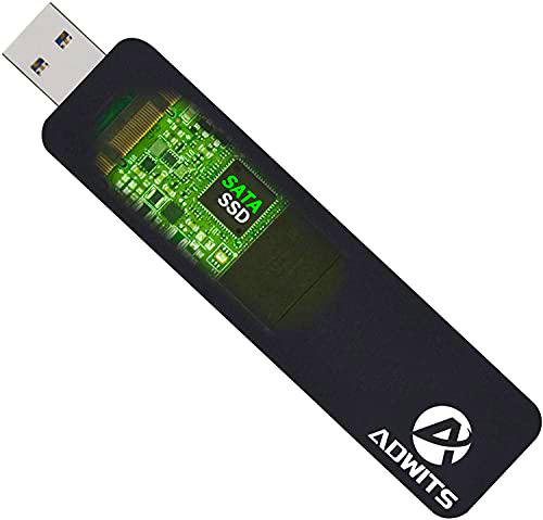 ADWITS USB 3.0 UASP a SATA NGFF M.2 2230/2242/2260/2280 SATA Key B o B &amp; M SSD SuperSpeed Adaptador