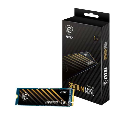 MSI SPATIUM M390 NVMe M.2 - Disco Duro SSD (1 TB, Gen3x4