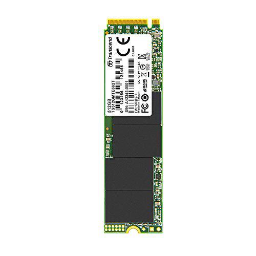 Transcend MTE662T 512GB Interna M.2 SSD 2280 PCIe NVMe 3.0 x4 Retail TS512GMTE662T