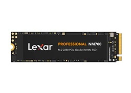 Lexar Professional NM700 M.2 2280 PCIe Gen3x4 NVMe 512 GB SSD (LNM700-512RB)