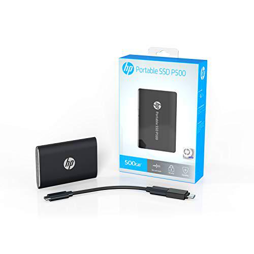 HP SSD Externo P500 500Gb USB-C 3.2 Black