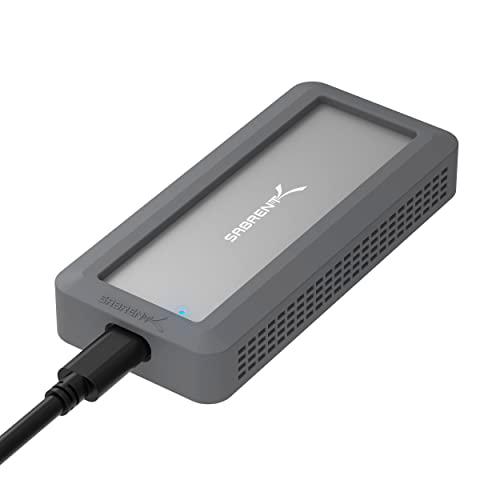 SABRENT Caja resistente al agua para SSD M.2, USB C 3.2 a SSD NVMe