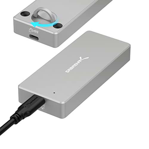 SABRENT Caja resistente al agua para SSD M.2, USB C 3.2 a SSD NVMe