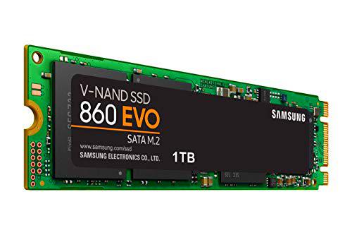 Samsung MZ-N6E1T0BW - SSD interno 860 EVO 1TB M.2 SATA