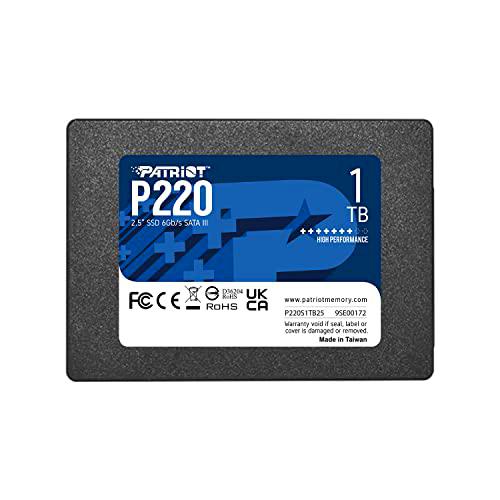 Patriot P220 SSD 1TB SATA III Disco Sólido Interno 2.5&quot;