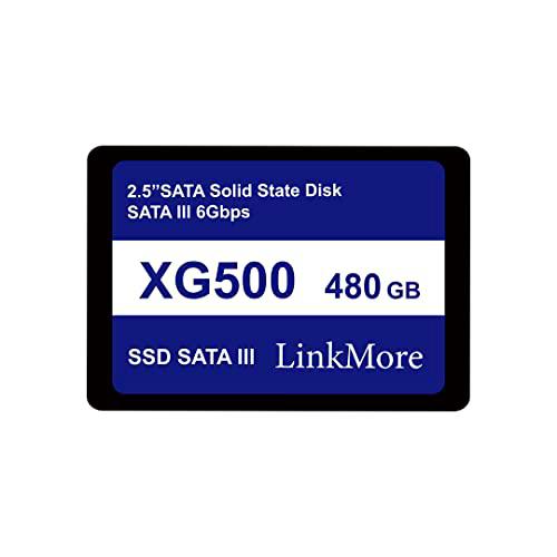 LinkMore XG500 SSD interno SATA III (6 Gb/s) de 480 GB