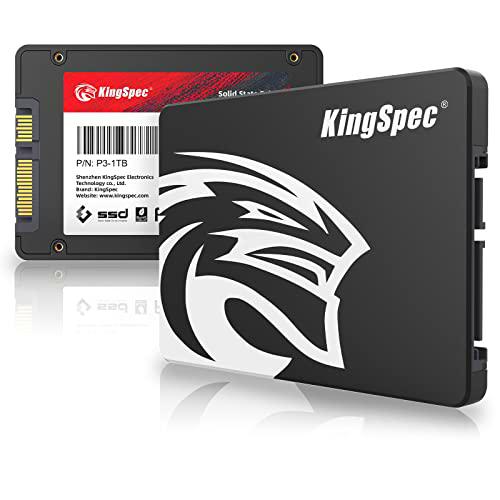 Kingspec 1 TB SSD Drive HDD 2.5 Pulgadas SATA III 6 GB/s Velocidad de Lectura hasta 560 MB/s Disco Duro Interno sólido SSD HD SATA Disco Duro Interno para Ordenador portátil