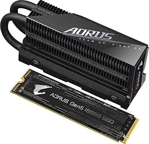 SSD|GIGABYTE|AORUS|2TB|M.2|PCIE|NVMe|3D TLC|Write Speed 9500 MBytes/Sec|Read Speed 10000 MBytes/Sec|MTBF 1600000 Hours|AG510K2TB