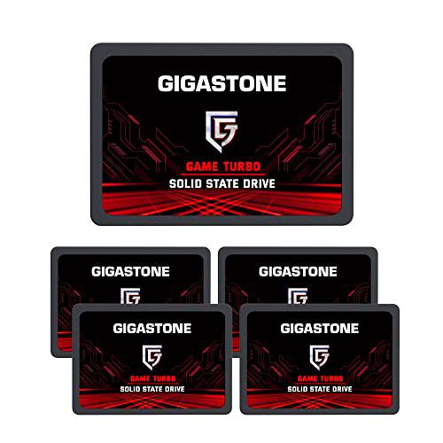 Gigastone Game Turbo 128GB Paquete de 5 Unidades Disco Duro SSD Interno