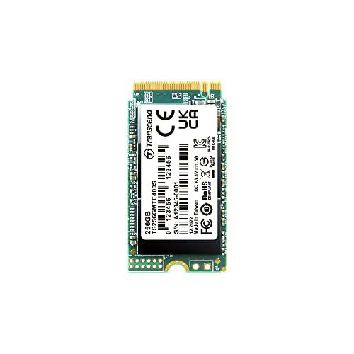 Transcend MTE400S 256 GB NVMe PCIe Gen3 x4 M.2 2242 Unidad de Estado sólido Interno 3D TLC NAND (TS256GMTE400S)