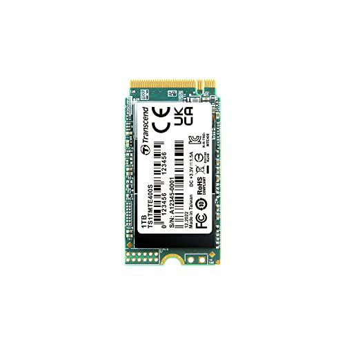 Transcend MTE400S NVMe PCIe Gen3 x4 M.2 2242 Unidad de Estado sólido Interno 3D TLC NAND (TS1TMTE400S)