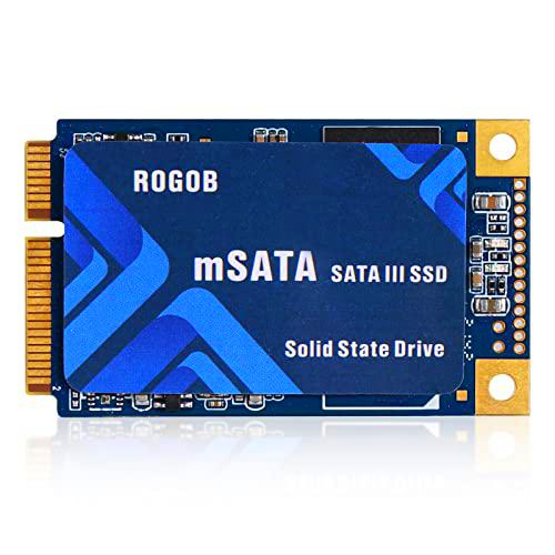 ROGOB 1TB mSATA SSD SATA III 6Gb/s pequeña Forma Interna de Estado sólido Disco Duro Mini para Ultrabook PC de Escritorio portátil (30 x 50 mm)