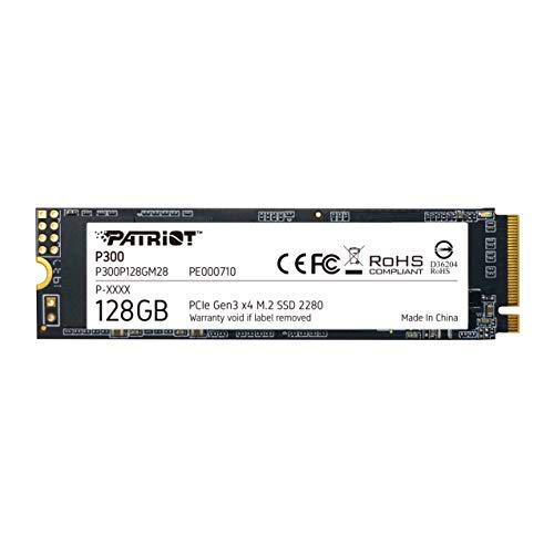 Patriot P300 M.2 PCIe Gen 3 x4 128GB SSD de bajo Consumo