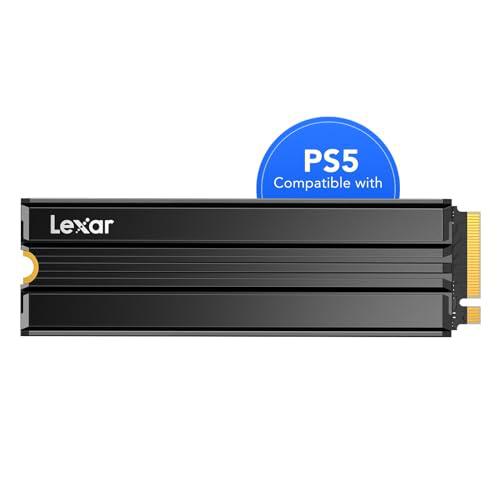 Lexar SSD NM790 de 1 TB con disipador de Calor, SSD Interno M.2 2280 PCIe Gen4x4 NVMe 1.4