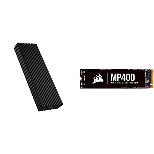 ICY BOX SSD M.2 NVMe Carcasa + Corsair MP400 8TB Gen3 PCIe x4 NVMe M.2 SSD