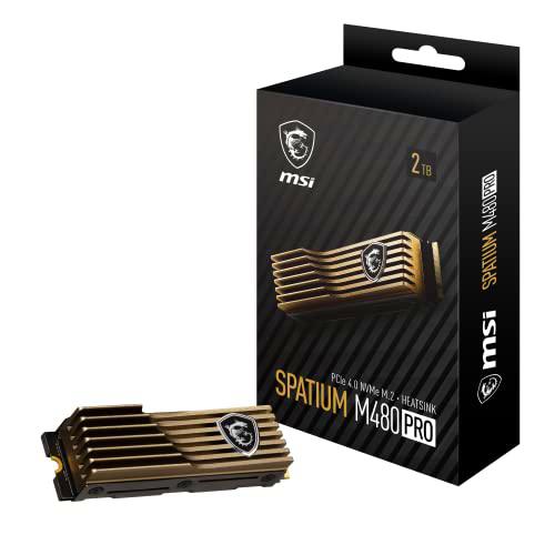 MSI SPATIUM M480 Pro PCIe 4.0 NVMe M.2 2TB HS