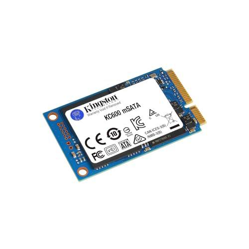 Kingston KC600 Unidad de estado sólido SSD 512GB SATA3 mSATA