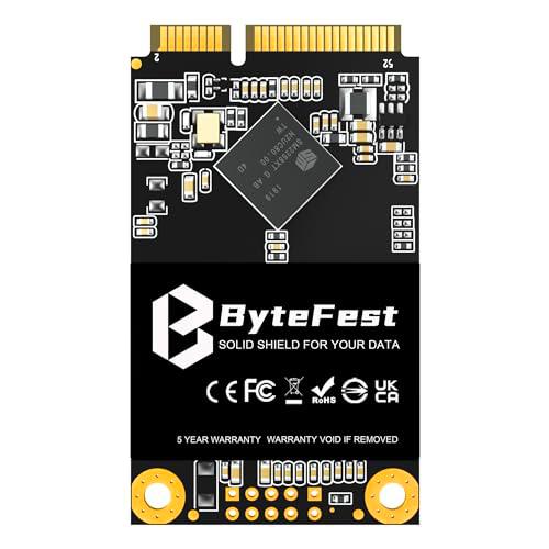 ByteFest mSATA 1TB Disco Duro SSD Interno SATA III 6Gb/s Mini Internal Solid State Drive hasta 550MB/s