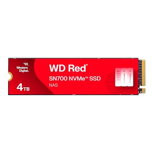 WD Red SN700 4 TB NVMe SSD para dispositivos NAS, con una sólida capacidad de respuesta del sistema y un excepcional rendimiento de E/S