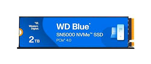 WD Blue SN5000 2TB SSD, M.2 2280 NVMe SSD, PCIe Gen4