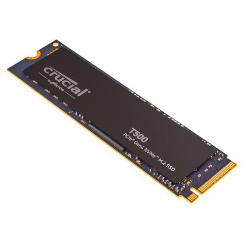 Crucial T500 SSD 4TB PCIe Gen4 NVMe M.2 SSD Interno Gaming