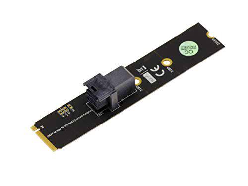 Kalea-INFORMATIQUE Tarjeta M2 PCIe M Key Compatible 2260 2280 22110 a SFF-8643 para SSD o conexión PCIe x4