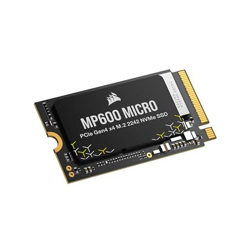 Corsair MP600 Micro 2TB M.2 NVMe PCIe x4 Gen4 SSD - M.2 2242