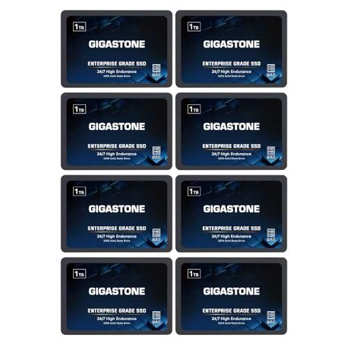 Gigastone Enterprise - SSD NAS de 1 TB (paquete de 8) 24/7