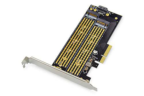 DIGITUS M.2 NGFF/NVMe SSD PCIexpress - Tarjeta de expansión (soporta Discos B