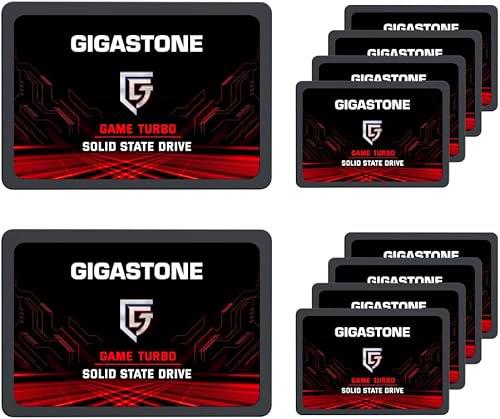 GIGASTONE SATA SSD de 256 GB (paquete de 10) SSD de 2.5 pulgadas