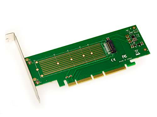 Kalea-INFORMATIQUE Tarjeta controladora M2 PCIe 3.0 x4 x8 x16 para Unidades SSD M.2 NVMe M Key compatibles 2230 2242 2260 2280 22110.