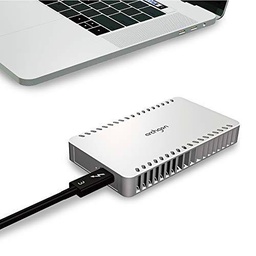 Archgon X70 240GB Silver Thunderbolt 3 Portátil Externo PCIE SSD (hasta R/W 1600/1100MB/s) Solo para Thunderbolt 3 en Mac o PC MS-7215-TB3SV240